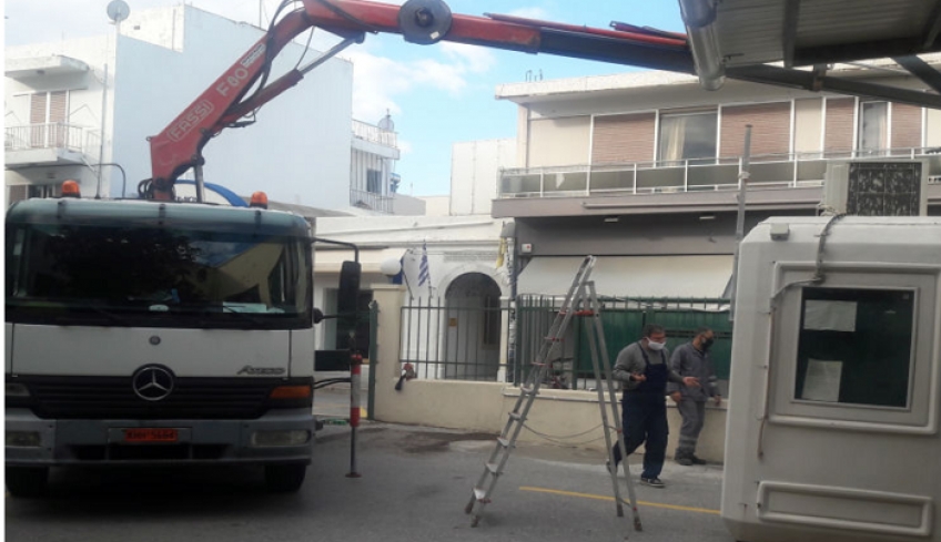 Άλλος ένας μικρός οικίσκος στο νοσοκομείο Κω προσφορά της ΚΕΚΠΑΠΥΑΣ