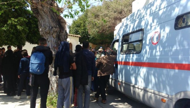 Στο αστυνομικό τμήμα Κω μεταφέρονται για ταυτοποίηση οι πρόσφυγες: Μόνο 35 στο Captain Elias