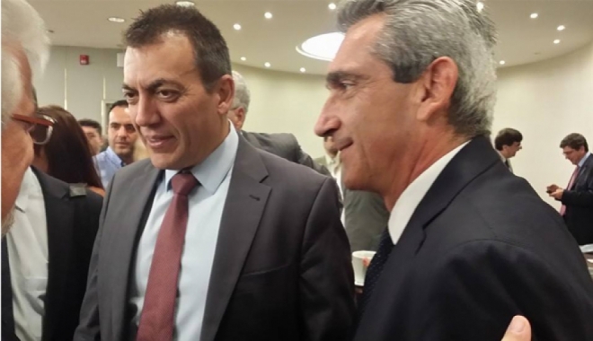 Στην υπογραφή της ηλεκτρικής διασύνδεσης των Κυκλάδων με την ηπειρωτική Ελλάδα ο Περιφερειάρχης Νοτίου Αιγαίου κ. Γιώργος Χατζημάρκος