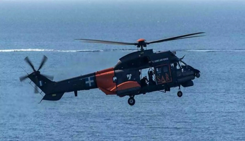 Super Puma: Αεροδιακομιδές ασθενών από ακριτικά νησιά του Αιγαίου μέσα σε σφοδρή κακοκαιρία