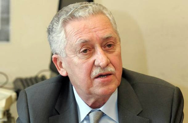 Συνάντηση του προέδρου της ΔΗΜΑΡ Φ. Κουβέλη με εκπροσώπους των αποστράτων.