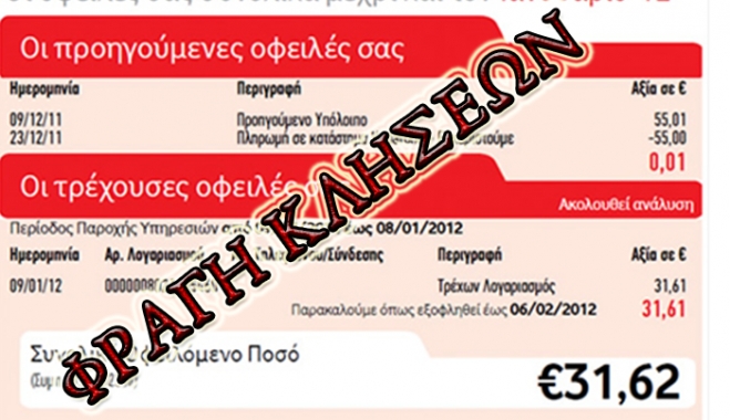 Άφησες απλήρωτο τον λογαριασμό του κινητού σου; Δες τι χρήματα γλιτώνεις