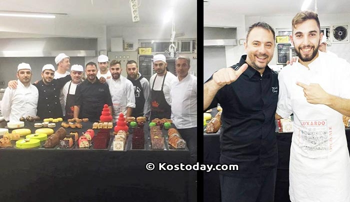 Ο φημισμένος Pastry Chef Δημήτρης Χρονόπουλος καλεσμένος του "ΚΩΣ" Patisserie (φωτό)