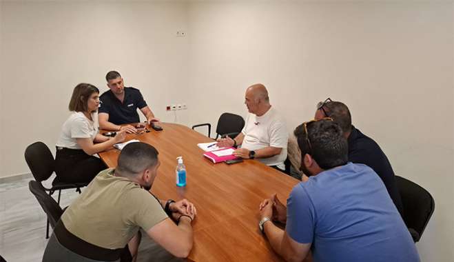 Σύσκεψη για τα μέτρα ασφαλείας ενόψει του Τελικού Κυπέλλου Δωδεκανήσου την Κυριακή 25 Μαΐου 2025 στο Παλαιό Γήπεδο ΑΝΤΑΓΟΡΑΣ.