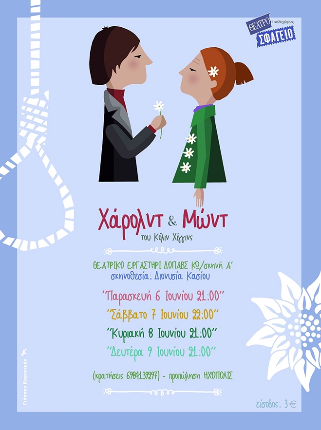Θεατρικό Εργαστήρι: «ΧΑΡΟΛΝΤ &amp; ΜΩΝΤ» στο Θέατρο-Πολυχώρος «ΣΦΑΓΕΙΟ»