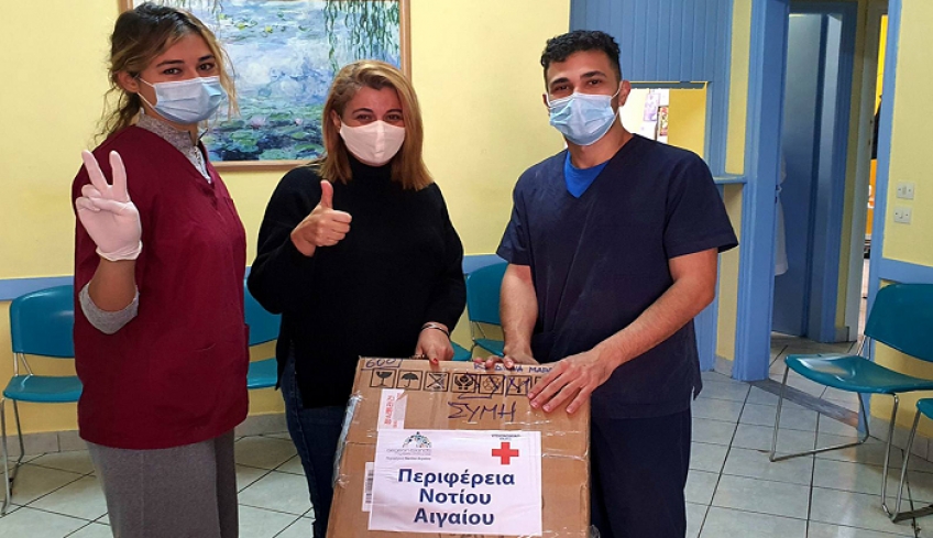 Οι παραδόσεις rapid tests από την Περιφέρεια συνεχίζονται σε όλα τα νησιά