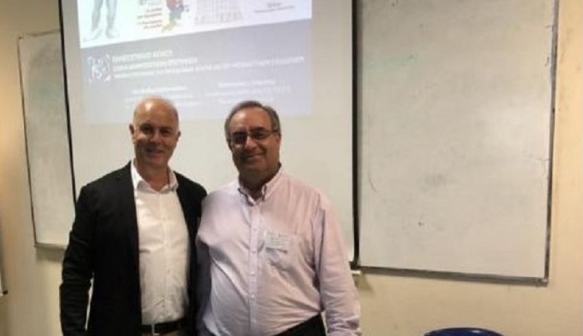 Ο Αλκιβιάδης Χατζηνικολάου στο ΙΣΤ΄ Διεθνές Συνέδριο της Παιδαγωγικής Εταιρείας Ελλάδας, στον Βόλο