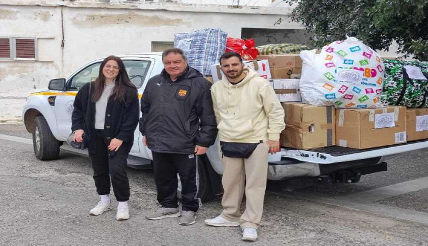 Κάσος: Συγκέντρωση ανθρωπιστικής βοήθειας προς τους σεισμόπληκτους Τουρκίας και Συρίας