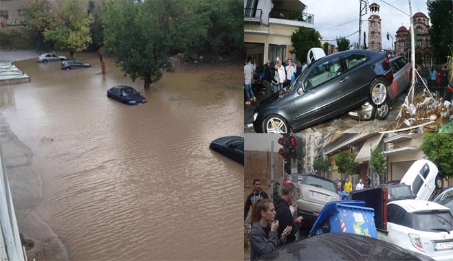 Τεράστιες οι καταστροφές από τον κατακλυσμό στην Αττική