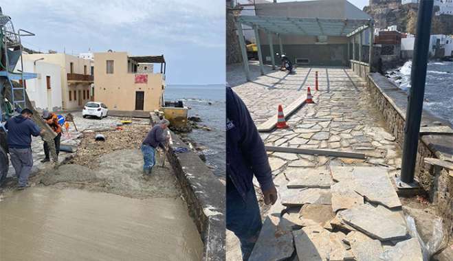 ΟΛΟΚΛΗΡΩΣΗ ΕΡΓΑΣΙΩΝ ΑΠΟΚΑΤΑΣΤΑΣΗΣ ΣΤΟ ΠΑΡΑΛΙΑΚΟ ΜΕΤΩΠΟ ΜΑΝΔΡΑΚΙΟΥ ΤΗΣ ΝΙΣΥΡΟΥ ΜΕΤΑ ΤΙΣ ΚΑΤΑΣΤΡΟΦΙΚΕΣ ΣΥΝΕΠΕΙΕΣ ΤΗΣ ΧΕΙΜΕΡΙΝΗΣ ΚΑΚΟΚΑΙΡΙΑΣ