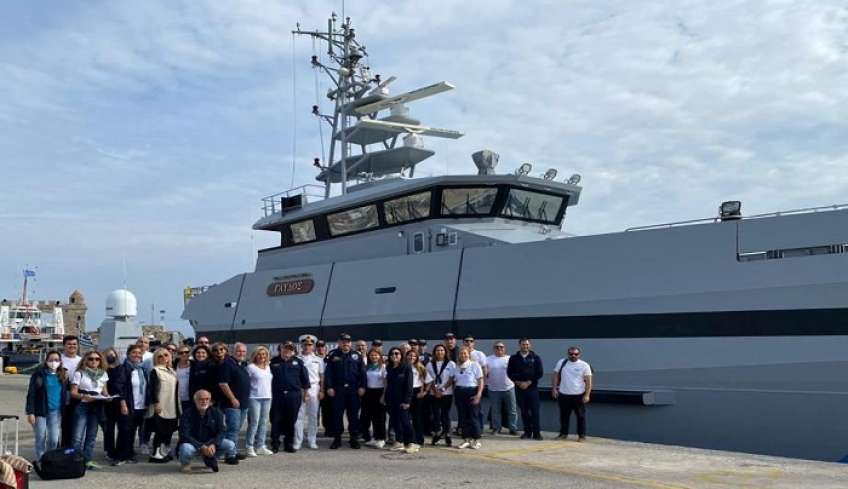 Αποστολή της Ομάδας Αιγαίου στο Καστελόριζο με τη συνδρομή και την υποστήριξη του Λιμενικού Σώματος – Ελληνικής Ακτοφυλακής