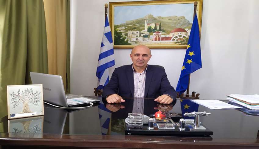 Ευχαριστήρια επιστολή του Δημάρχου Λέρου προς τον Επιτελικό Εμπορικό Διευθυντή της Blue Star Ferries