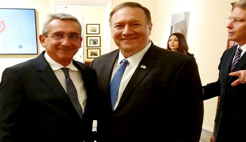 Σε δείπνο προς τιμήν του Μάικ Πομπέο παρευρίσκεται ο Περιφερειάρχης