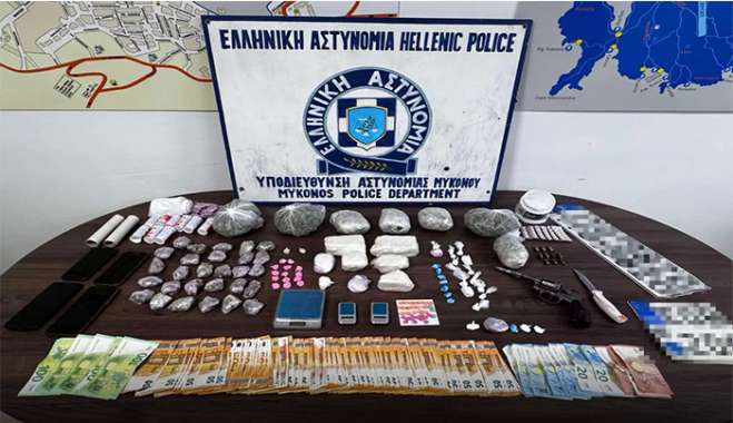 Εξαρθρώθηκε εγκληματική οργάνωση τα μέλη της οποίας διακινούσαν μεγάλες ποσότητες ναρκωτικών ουσιών στην Μύκονο
