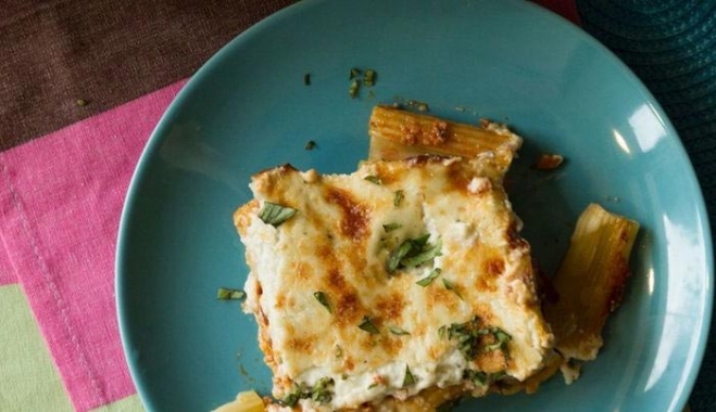 Παστίτσιο με ραγού και blue cheese