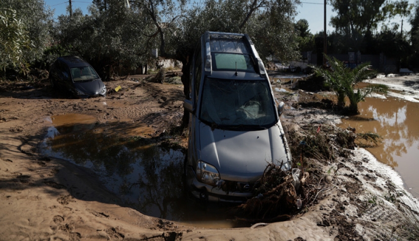 Κακοκαιρία «Γηρυόνης»: 11.600 κεραυνοί, ρεκόρ βροχής τα 211 χιλιοστά στους Αγίους Θεοδώρους