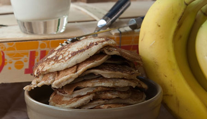 Pancakes μπανάνα