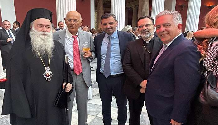 Ο Βασίλης Α. Υψηλάντης στο Ζάππειο για τον εορτασμό της  Ημέρας της Ιταλικής Δημοκρατίας.