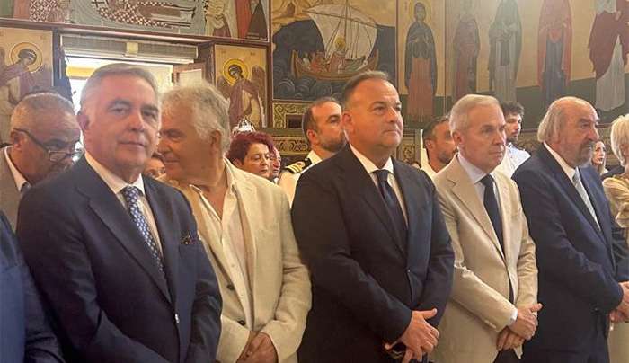 Ο Βασίλης Α. Υψηλάντης στη Λέρο για την 82η Επέτειο της βύθισης του «Βασίλισσα Όλγα»