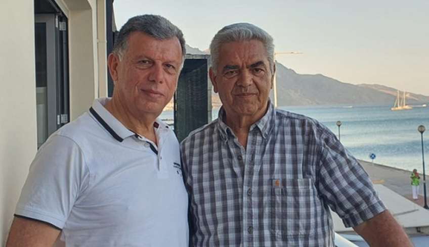Με τον Θεοδόση Νικηταρά και ο Γιώργος Κουζούκας