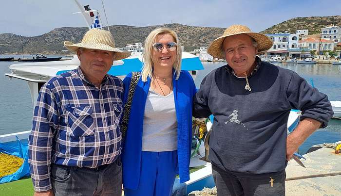 Στους Λειψούς η Ελευθερία Φτακλάκη