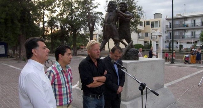 Παρουσίαση της σύνθεσης «Η μυθική πάλη Ανταγόρα &amp; Ηρακλή»