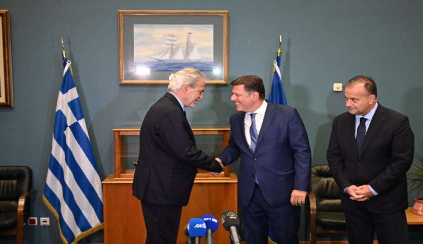 Τελετή παράδοσης – παραλαβής υπουργείου Ναυτιλίας και Νησιωτικής Πολιτικής