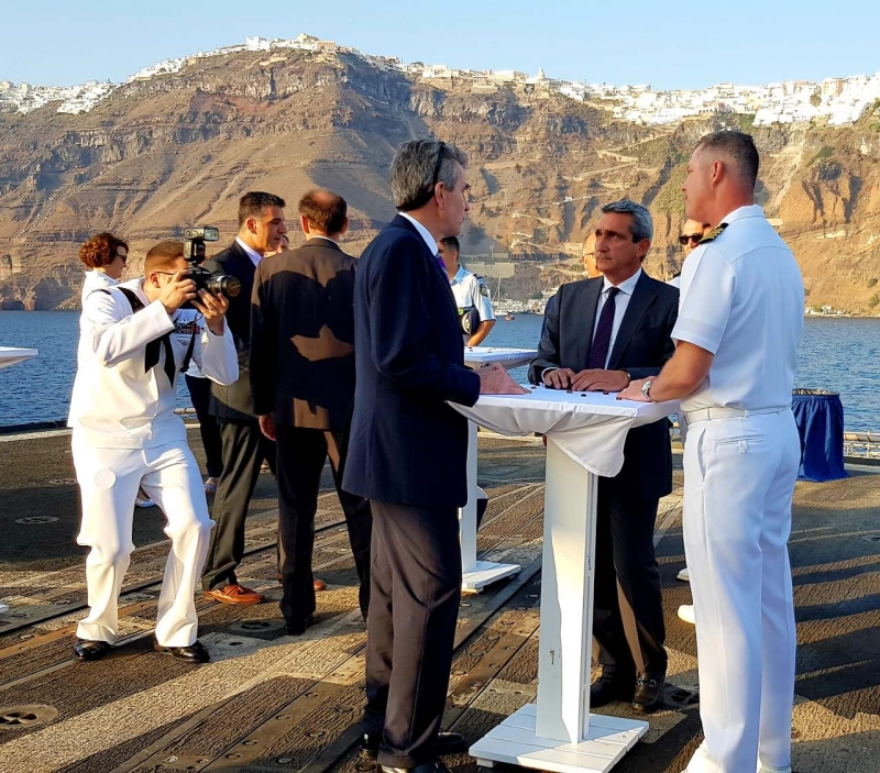 Γιώργος Χατζημάρκος από την Σαντορίνη: “Η επιτυχία και η ευημερία, μόνο σε περιβάλλον ασφάλειας μπορεί να επιτευχθεί”