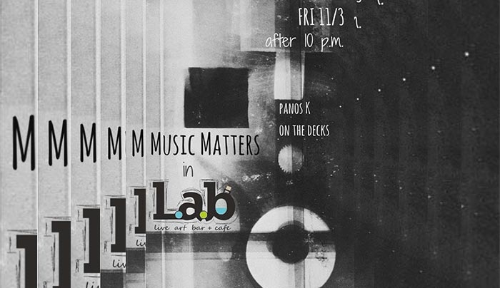 Σήμερα 11/03 στο Lab Art Cafe ο Panos K.