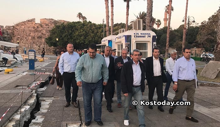 Κλιμάκιο της ΝΔ βρίσκεται στο νησί της Κω για να ενημερωθεί για τις ζημιές