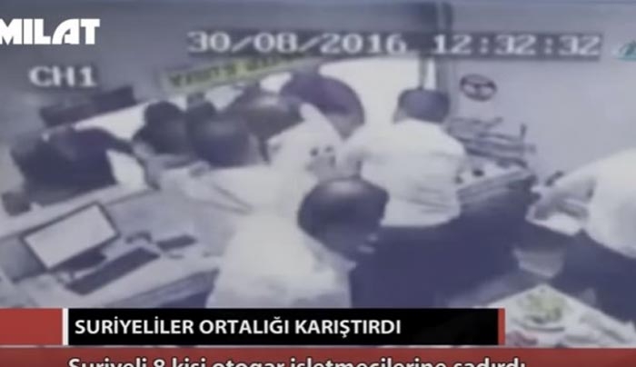 Άγριο ξύλο σε εκδοτήριο υπεραστικών λεωφορείων στην Τουρκία - ΒΙΝΤΕΟ