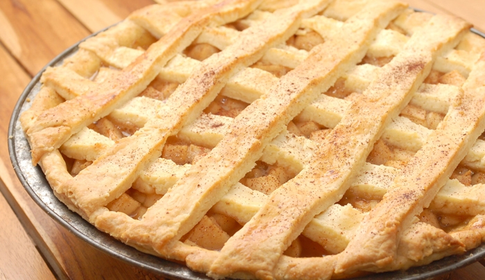 Σκεπαστή μηλόπιτα