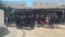 Λέρος: Ξεχωριστές εικόνες από την άφιξη της Harley Davidson Club Hellas