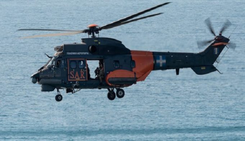 Αεροδιακομιδή με δύο ασθενείς από τη Σύμη, παρά τα μποφόρ